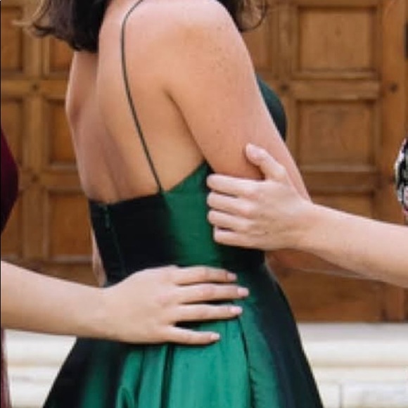 Sherri hill Green dress - Picture 2 of 8